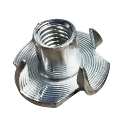 Гайка крыльчатая врезная М10х13 DIN 1624 оцинкованная фото 1