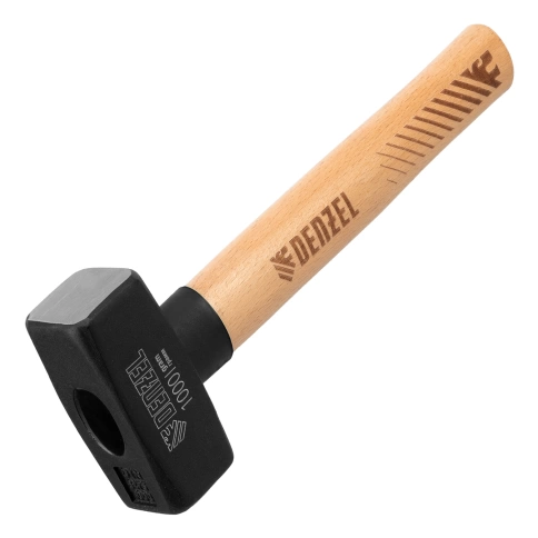 Кувалда, кованая головка, буковая рукоятка Denzel фото 3