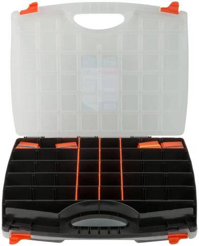 Ящик для крепежа (органайзер) двухсторонний 16,5" (425х330х85 мм) фото 3