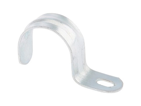 Скоба однолапковая 60 мм металлическая, 10 шт. фото 4