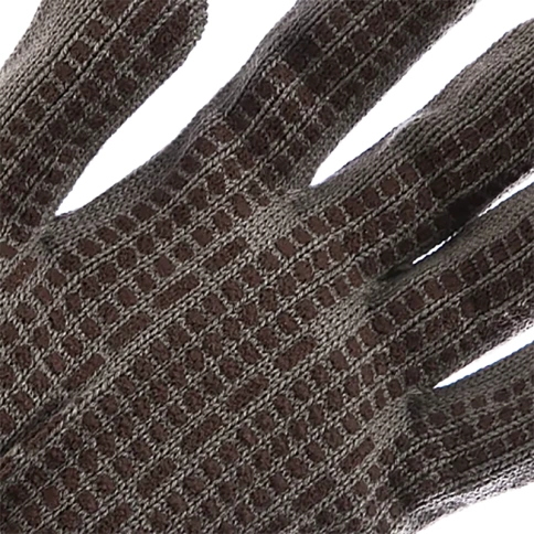 Перчатки трикотажные акриловые серые, ПВХ покрытие, 10 класс вязки, Сибртех фото 2