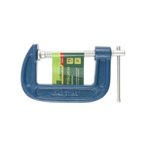 Струбцина тип G 75 мм Сибртех фото 2