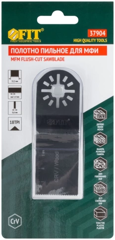 Полотно пильное фрезерованное ступенчатое 32.5х0.6 мм CrV сталь фото 1