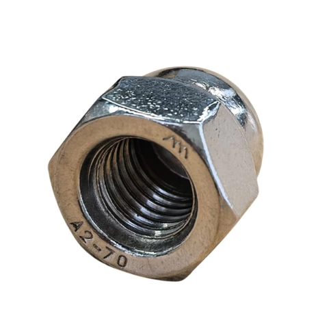 Гайка колпачковая М10 DIN 1587 нержавеющая сталь А2 фото 2