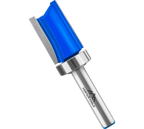 Фреза для выборки заподлицо с верхним подшипником DхHхL:19х30х71 мм хвостовик 8 мм фото 1