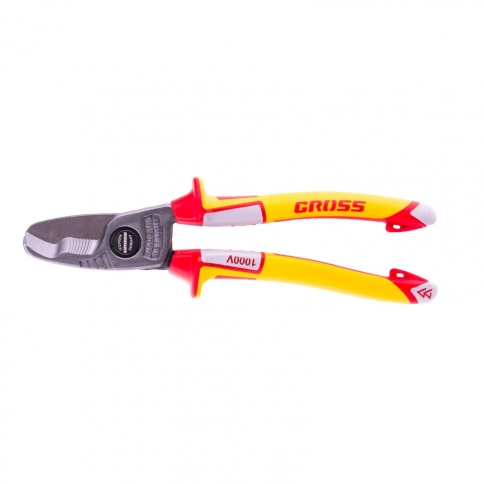 Кабелерез, диэлектрические рук.до 1000В, трехкомпонент.рук. Gross фото 1