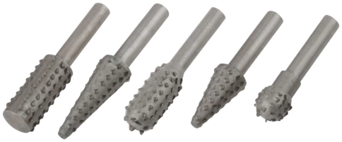 Шарошки стальные по дереву, 5 шт. фото 1