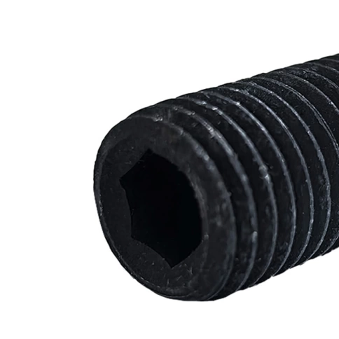 Винт установочный с внутр. шестигранником 3х12 мм, класс прочности 12.9 DIN 914 черный фото 3