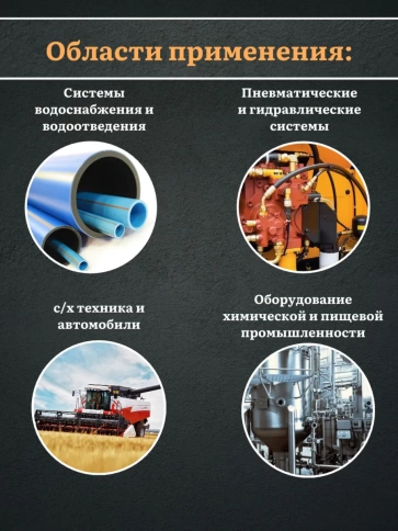 Хомут одноболтовый силовой металл 60-63 мм, 5 шт. фото 5