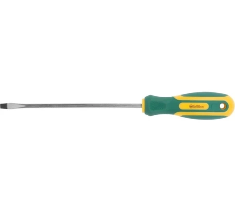 Отвертка Контур, CrV сталь, прорезиненная ручка, 5х150 мм SL фото 1