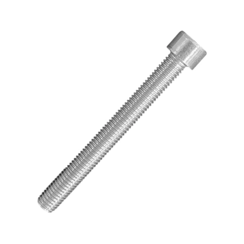 Винт с внутренним шестигранником 6х60 мм класс прочности 8.8 DIN 912 полная резьба, оцинкованный фото 1