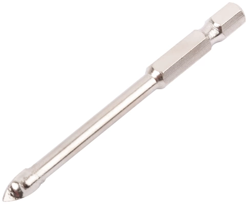 Сверло по кафелю шестигранный U-хвостовик под биту, 5 мм фото 2