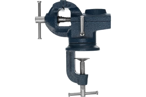 Тиски слесарные поворотные, с наковальней, настольные125 мм шир. раб. губок 50 мм Сибртех фото 1