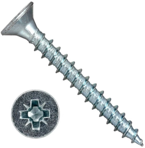 Шуруп саморез потайной для дерева Б 6х70 БЦ, 50шт. фото 5