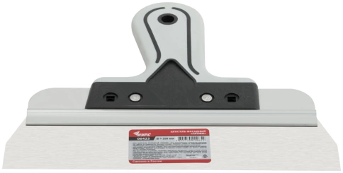 Шпатель фасадный Профи, нержавеющая сталь, прорезиненная ручка фото 11