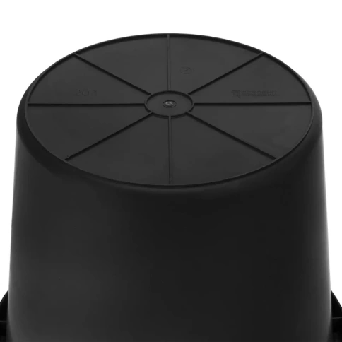 Ведро строительное пластмассовое, высокопрчное, с носиком 20 л, Сибртех фото 3