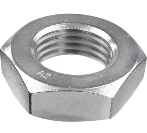 Гайка низкая нержав. А2 DIN439 фото 1