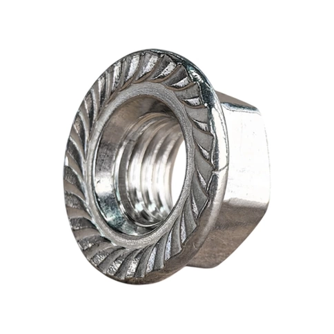 Гайка с фланцем М12 DIN 6923 нержавеющая сталь А2 фото 1