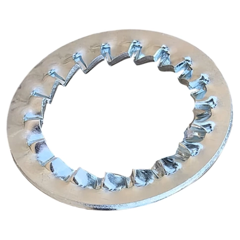 Шайба зубчатая М20 DIN 6798 тип J, оцинкованная фото 1