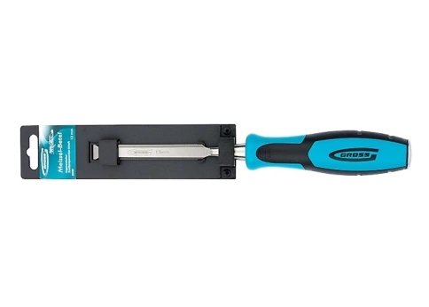 Долото-стамеска PIRANHA 13 мм, двухкомпонентная эргономичная рукоятка Gross фото 1