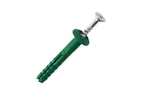 Дюбель с шурупом ГРИБ 6х60 зеленый фото 8