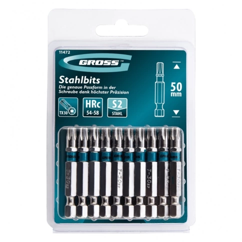 Биты TORX, сталь S2 Gross фото 4