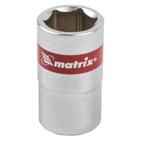 Головка торцевая хромир. 6-гранная CrV под квадрат 1/2 Matrix фото 8