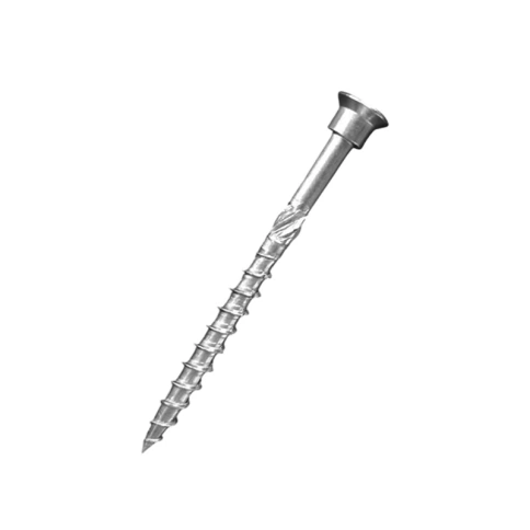 Саморез по дереву 5,0х70 мм мм с фрезой HIMTEX, нержавеющая сталь А2 фото 1