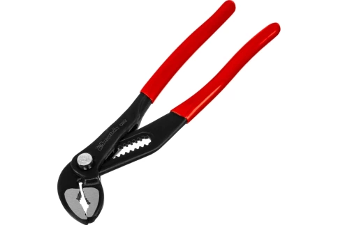 Клещи переставные, кнопочный механизм, обливные рукоятки 250 мм хром-ванадий Matrix фото 1