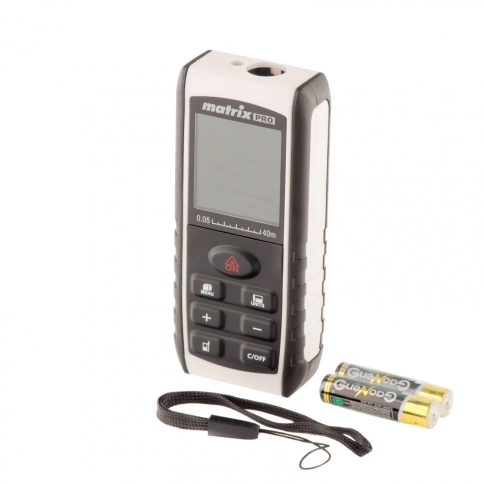 Дальномер лазерный с электронным угломером LD-40 диапазон 40 м Matrix фото 1