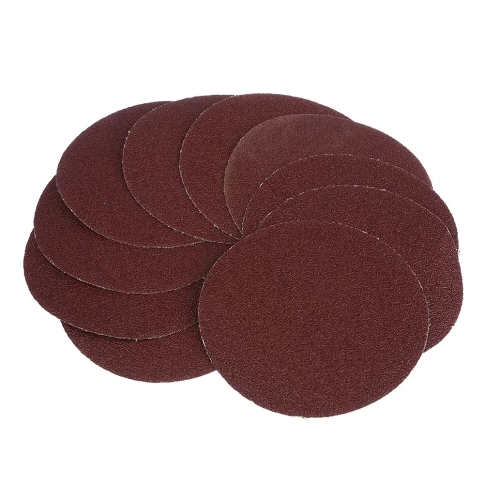 Круг абразивный на ворсовой основе под "липучку" 125 мм Р320 10 шт   фото 1