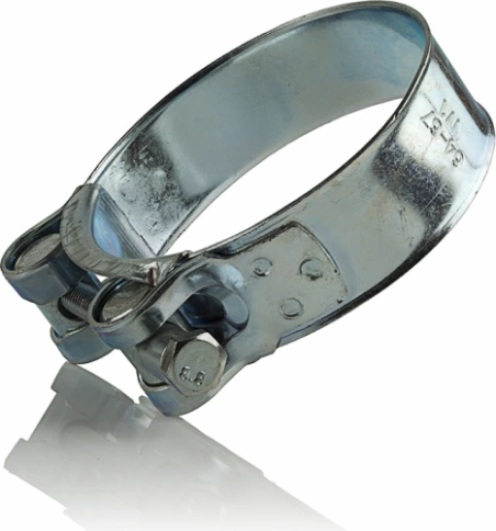 Хомут одноболтовый силовой металл 17-19 мм, 5 шт. фото 4