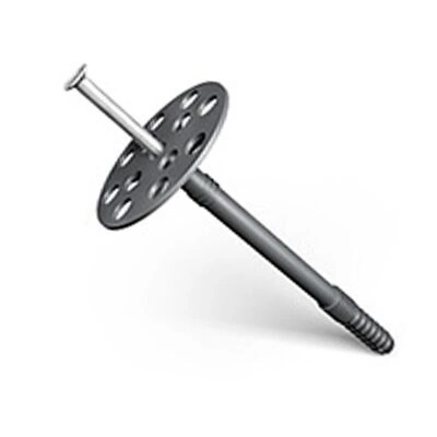 Дюбель для изоляции IZM 10х160 с металлическим гвоздём, 50 шт. фото 1