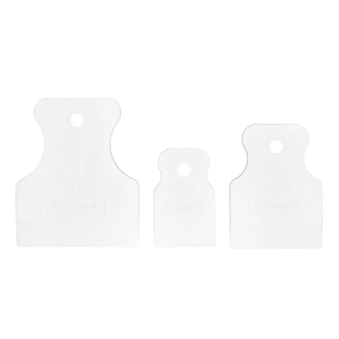 Набор шпателей 40-60-80 мм белая резина 3 шт. Matrix фото 1