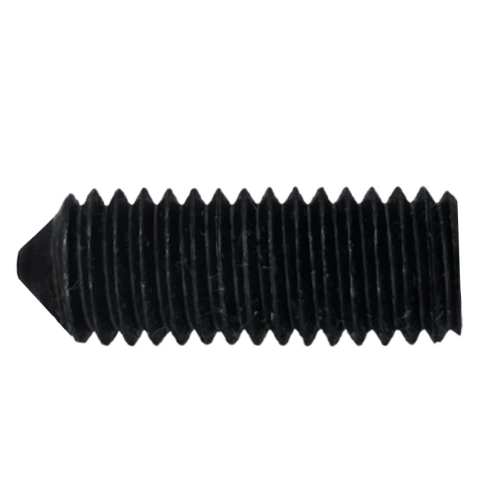 Винт установочный с внутр. шестигранником 8х20 мм, класс прочности 12.9 DIN 914 черный фото 1