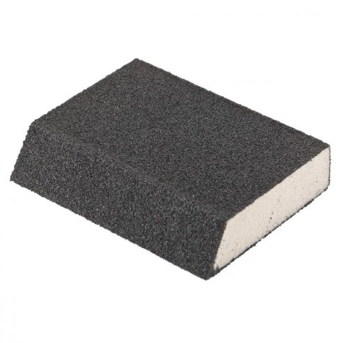 Губка для шлифования, мягкая, трапеция 120х90х25 Р 80 Matrix фото 1