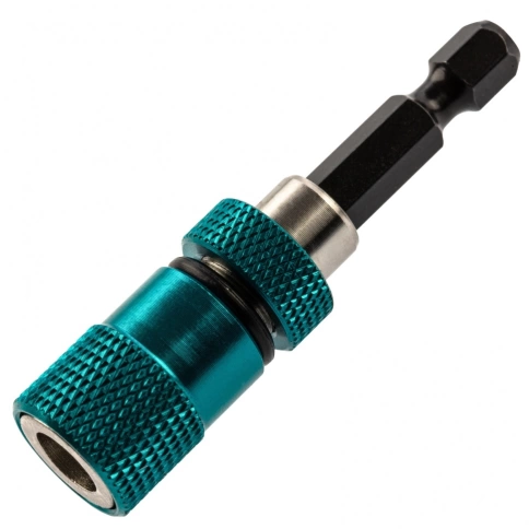 Адаптер для бит с ограничителем и двойн.магнитом 1/4" Gross фото 1