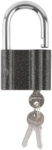 Замок навесной стальной корпус PALLADIUM (601S) 70х54 мм стальная дужка 11 мм (00009302) фото 5