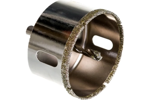 Сверло по керамограниту алмазное 68х67 мм  3-гранный хвостовик Matrix фото 1