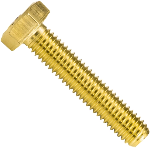 Болт латунный М12х30 DIN933,10 шт фото 5