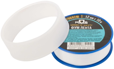 ФУМ Лента плотность 0,2 гр/см3 12мм х 10м х 0,075мм MOS фото 4