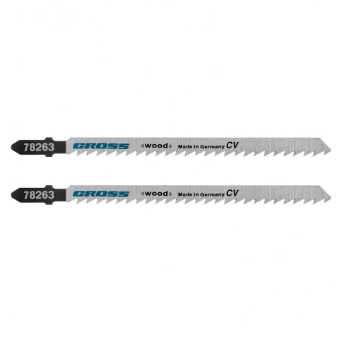 Полотна для эл.лобзика по дереву, 3103L-Т301DL 2шт Gross фото 1