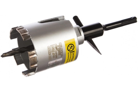 Коронка по бетону, алмазная, Hilberg Laser Five Teeht 72 мм фото 1