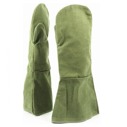 Рукавицы специальные с притачными крагами, двунитка (краги сварщика), огнеупорные, Сибртех фото 1