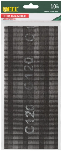 Сетки шлифовальные, нейлоновая основа, 120 х 280 мм, 10 шт. Р 120 фото 3