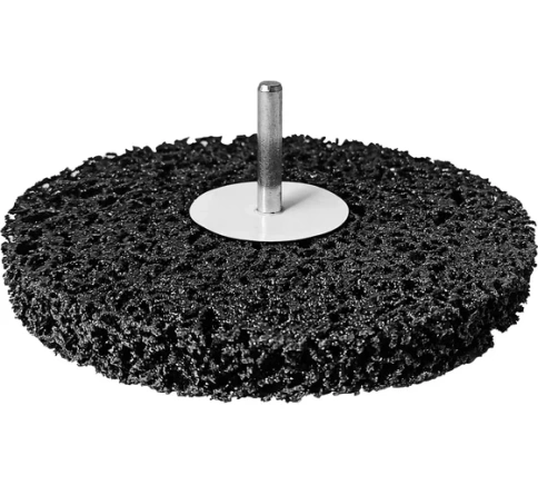 Круг шлифовальный синтетический фибровый с переходником 125 мм фото 1